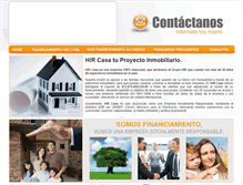 Tablet Screenshot of hircasafinanciamientos.com
